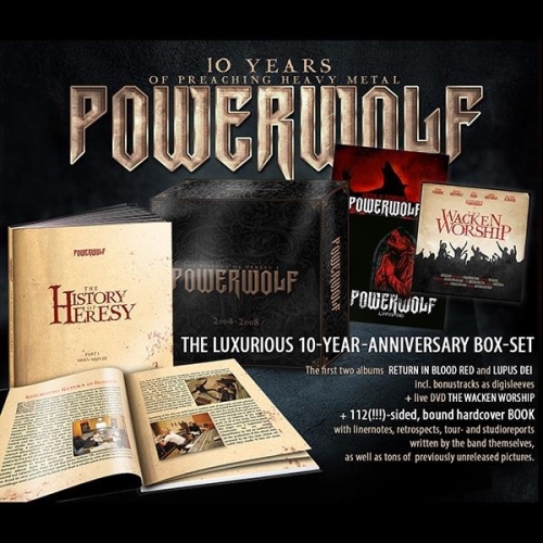 Powerwolf: The History Of Heresy I. (2004-2008) Deluxe 10th Anniversary 2CD+DVD BOX