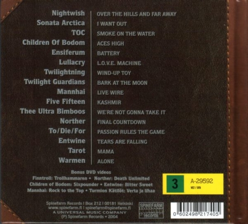 Spinefarm Hard Covers CD+DVD DIGIBOOK