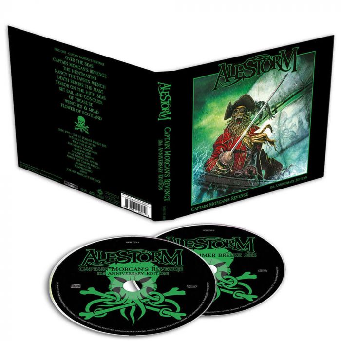 Alestorm: Captain Morgan"s Revenge - 10th Anniversary Edition 2CD MEDIABOOK