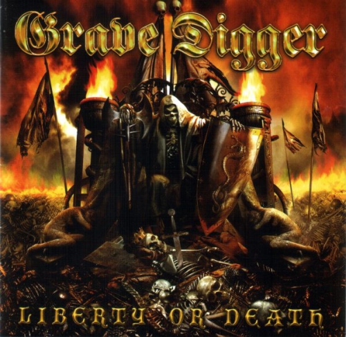 Grave Digger: Liberty Or Death RED/BLA/SPLA LP