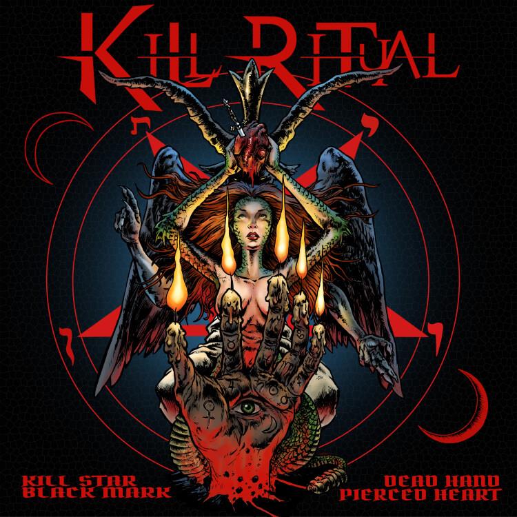 Kill Ritual: Kill Star Black Mark Dead Hand Pierced Heart DIGI CD