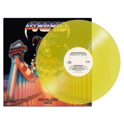 Atrophy: Socialized Hate CLEAR YELLOW LP