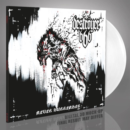 Deströyer 666: Never Surrender WHITE LP