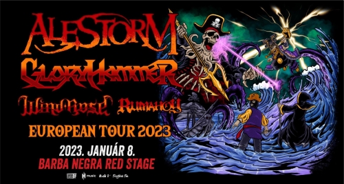 Alestorm & Gloryhammer European tour | Budapest Barba Negra Red Stage