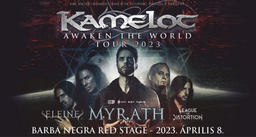 🔴 KAMELOT - Awaken The World Tour 2023 ▲ Barba Negra Red Stage
