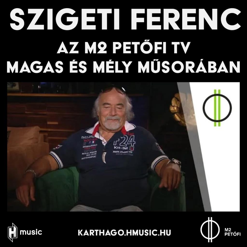 Szigeti Ferenc az M2 Petőfi TV-ben