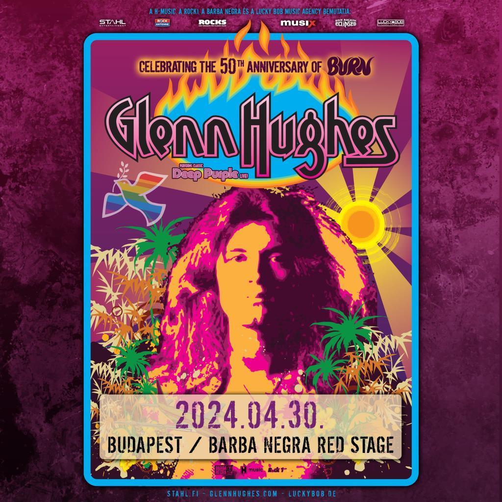 Glenn Hughes Performs Classic Deep Purple Live - Celebrating the 50th Anniversary of the album BURN" 2024 Europe Tour