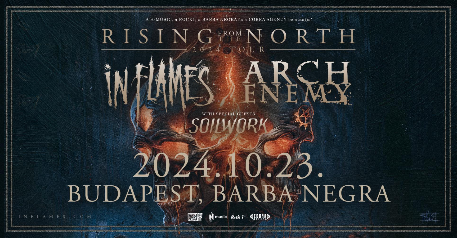 In Flames I Arch Enemy I Soilwork I Barba Negra