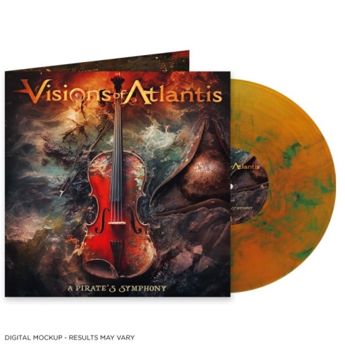 Visions Of Atlantis: A Pirate"s Symphony TRANSPARENT ORANGE / GREEN / MARBLED LP