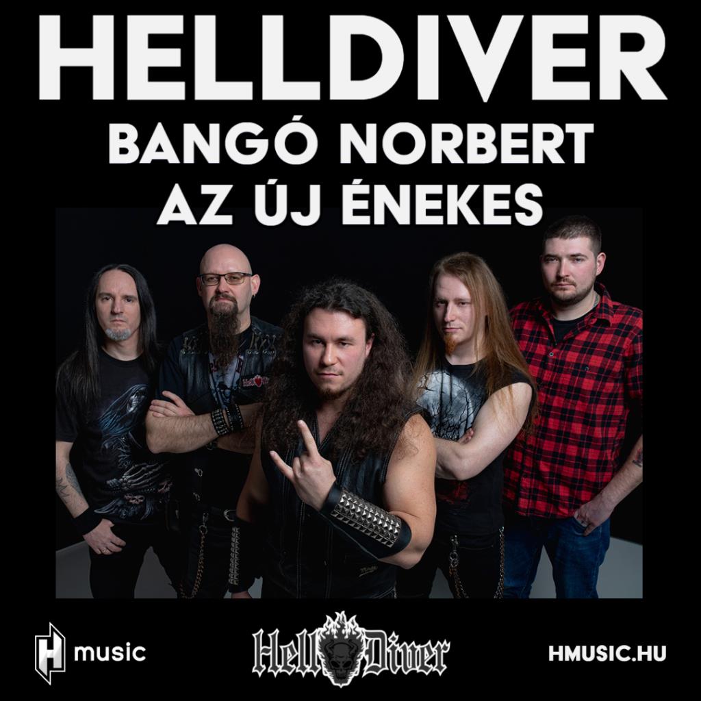 Új énekes a Helldiver élén