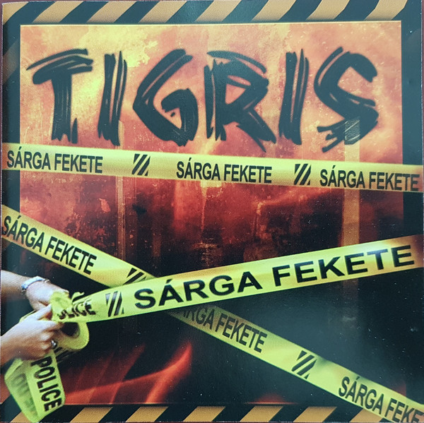 Tigris: Sárga fekete CD borító