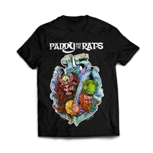Paddy And The Rats: 15 years férfi póló