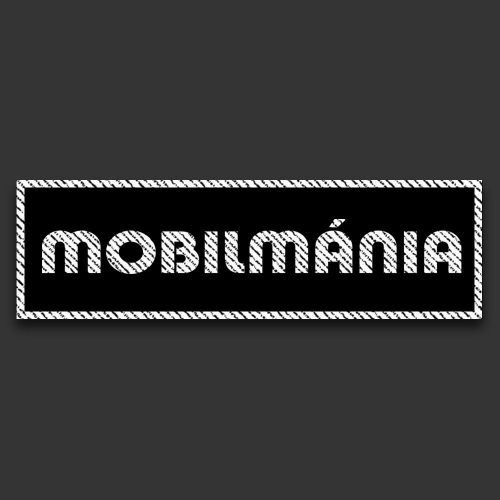 Mobilmánia: Logo Téglalap Felvarró 12 x 4 cm