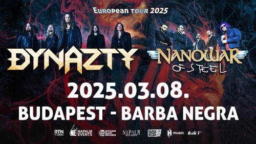 Dynazty & Nanowar Of Steel + support @ Barba Negra Budapest