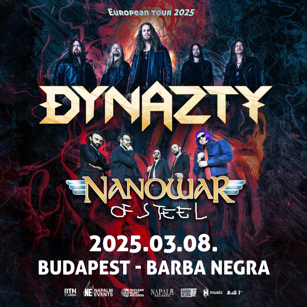 Dynazty & Nanowar Of Steel co-headliner turné érkezik Budapestre tavasszal