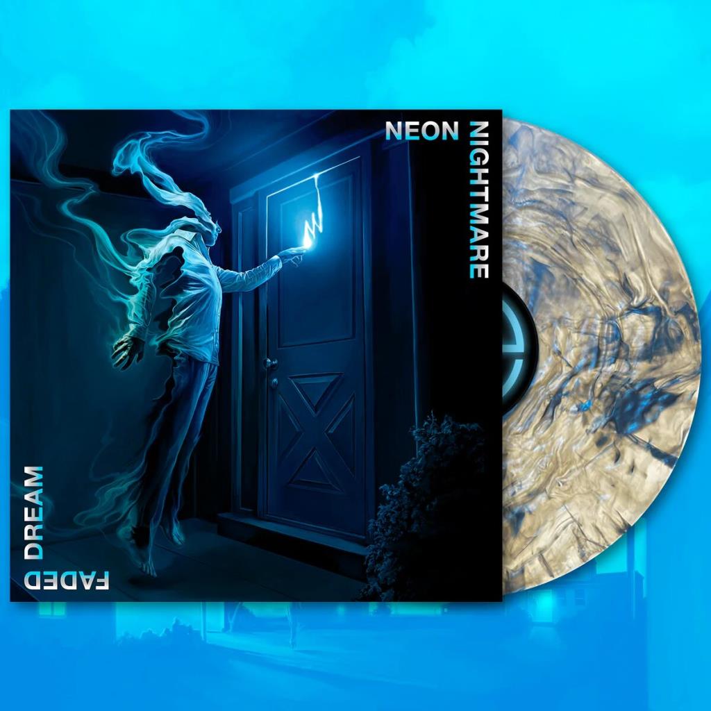 Neon Nightmare: Faded Dream ELECTRIC BLUE / AQUA BLUE CLOUDY LP