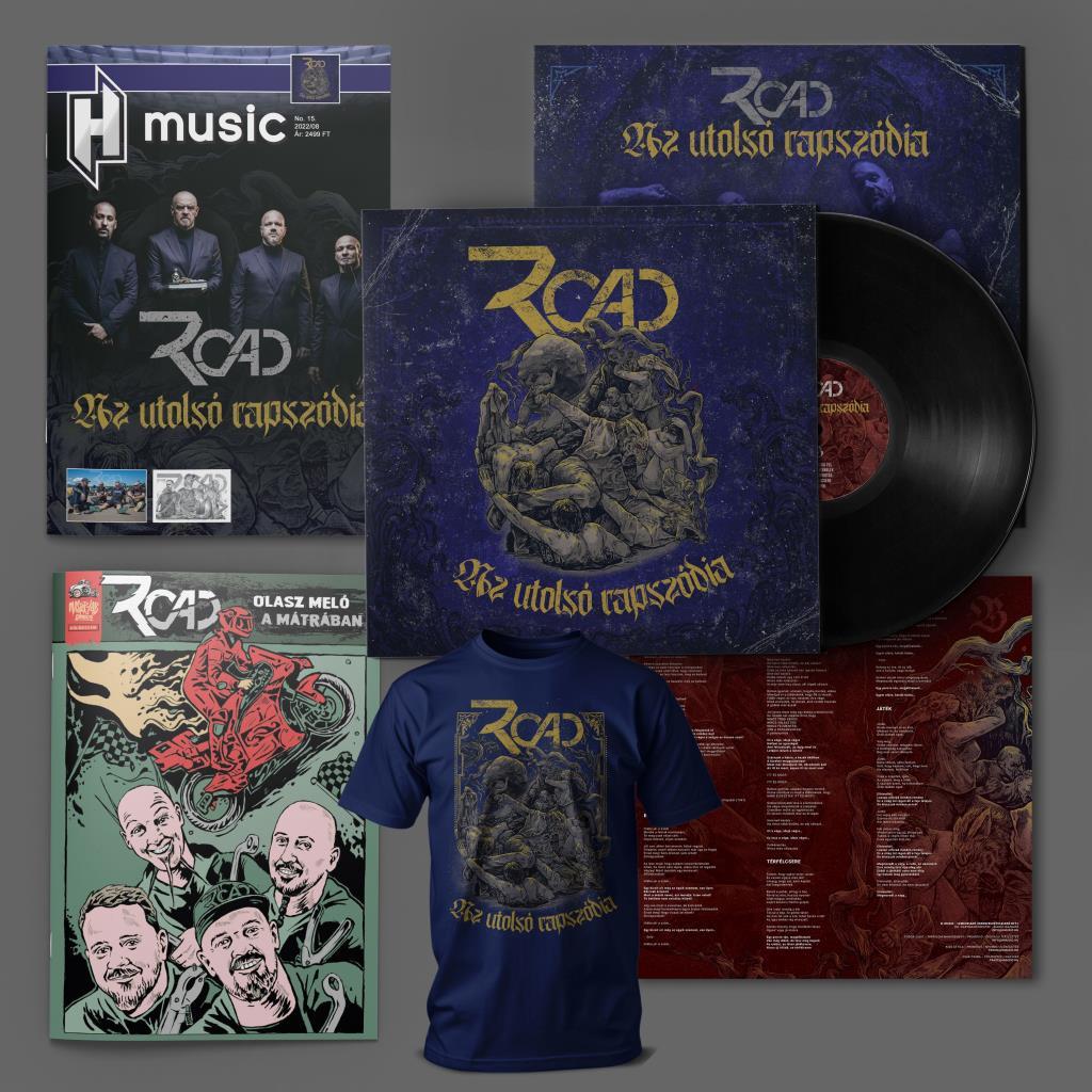 Road: Az utolsó rapszódia LP - H-Music Magazin + Képregény + Póló Csomag