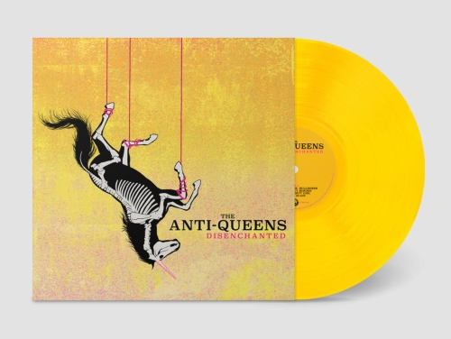 Anti-Queens, The: Disenchanted YELLOW SWIRLY LP