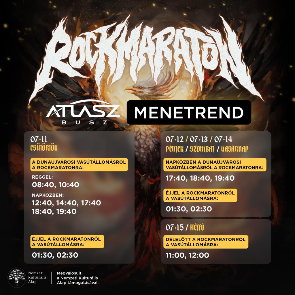 Rockmaraton Fesztiválbusz!