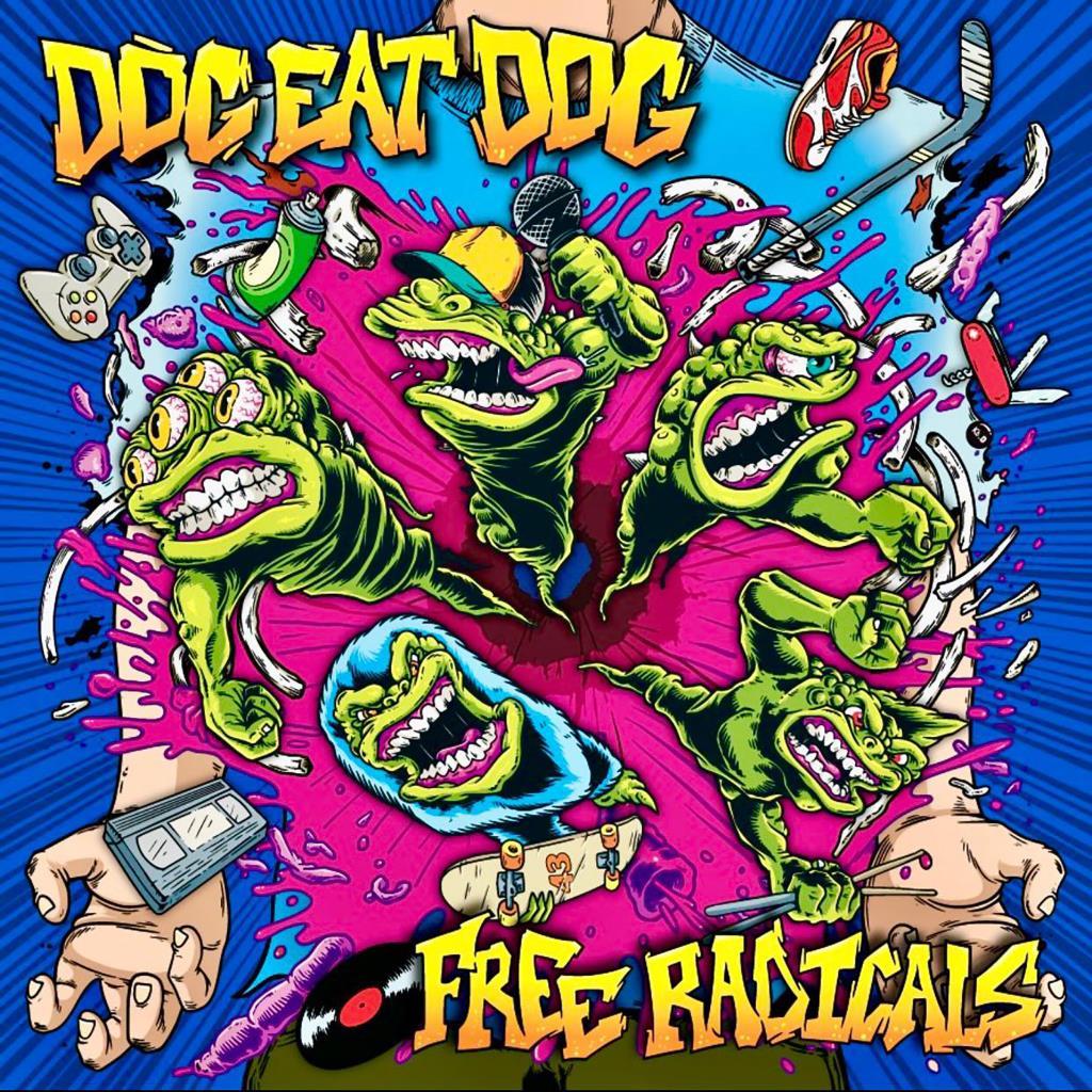 Dog Eat Dog: Free Radicals GREEN / YELLOW LP