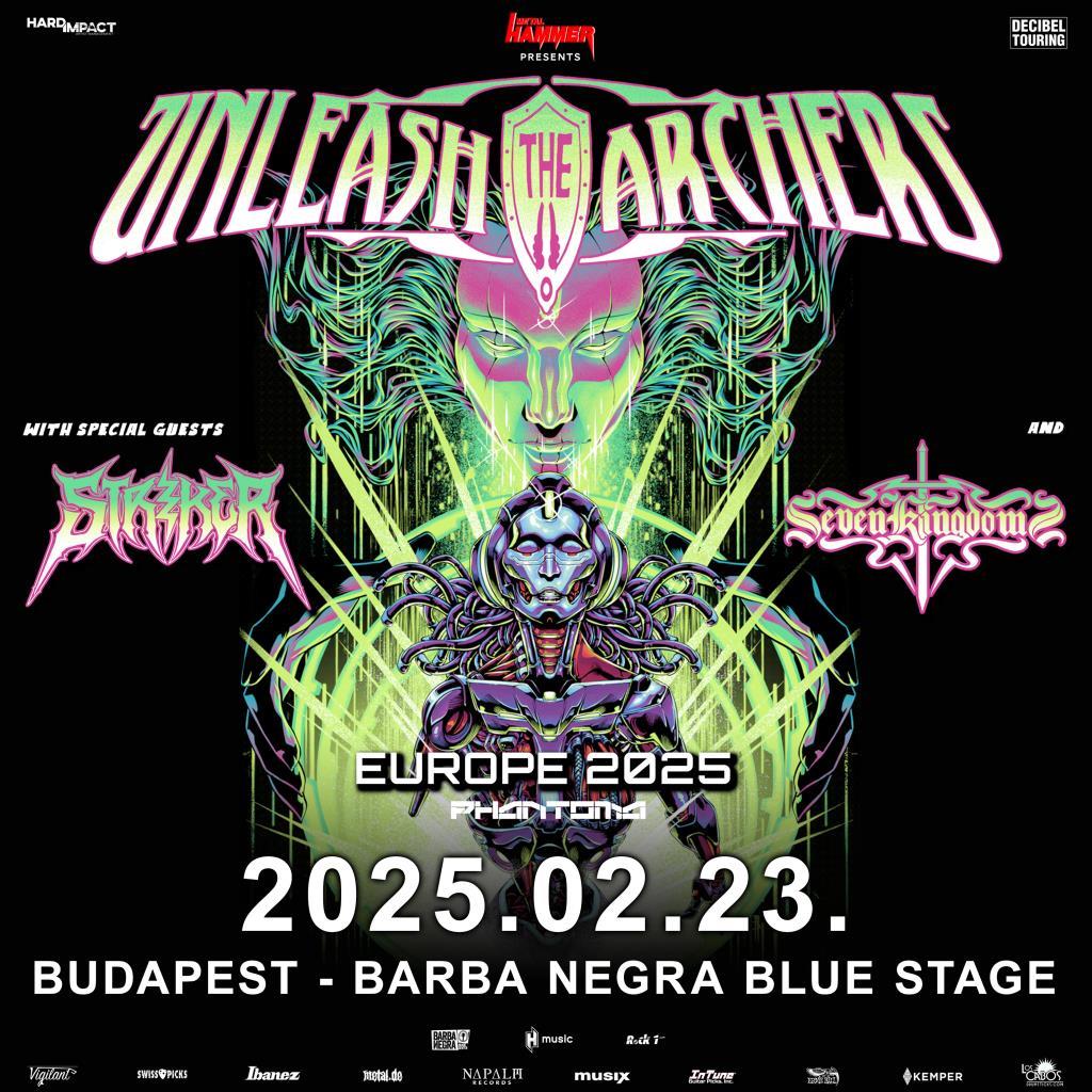 Unleash The Archers: headliner turné az év elején