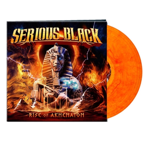 Serious Black: Rise Of Akhenaton RED / ORANGE MARBLED LP