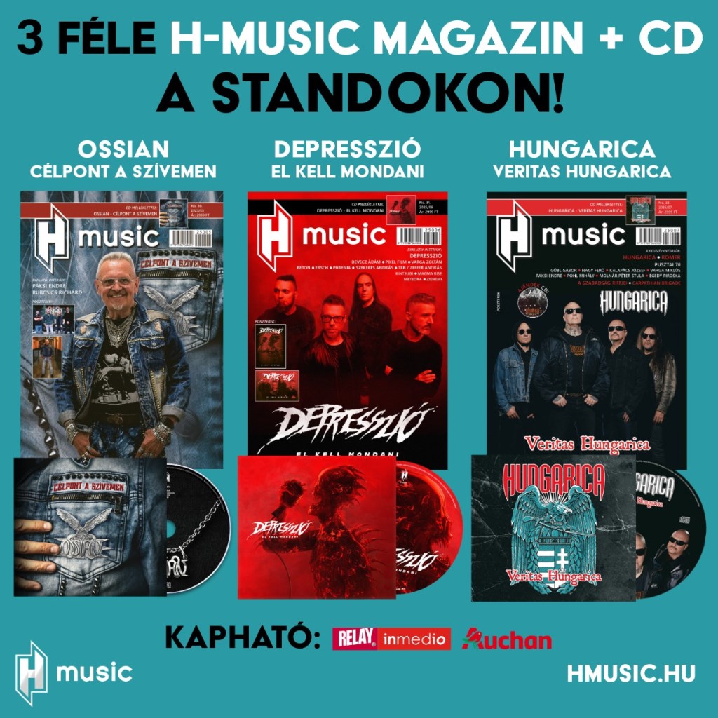 Újságmellékletes Ossian, Depresszió, és Hungarica albumok a standokon!