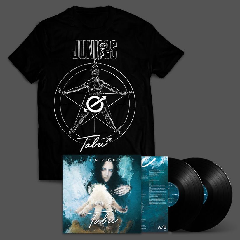 Junkies: Tabu 25 2LP + Póló Csomag