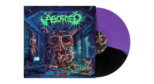 Aborted: Vault Of Horrors PURPLE / BLACK SPLIT LP