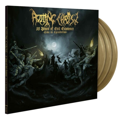 Rotting Christ: 35 Years Of Evil Existence - Live In Lycabettus GOLDEN 3LP