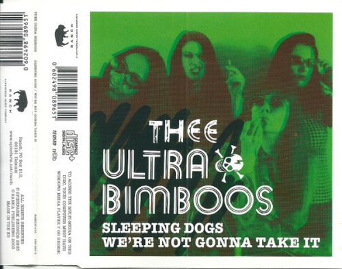 Thee Ultra Bimboos: Sleeping Dogs / We"re Not Gonna Take It MAXI CD