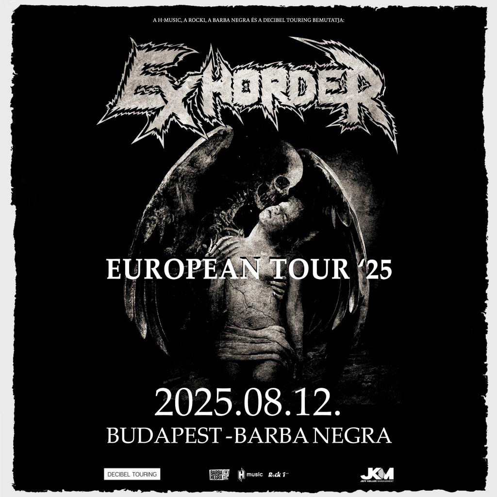 Gyorshír: augusztus 12-én Budapesten az EXHORDER!
