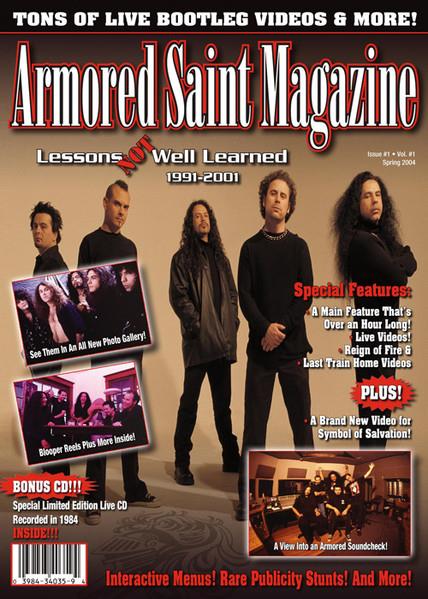 Armored Saint: Lessons Not Well Learned 1991 - 2001 DIGI DVD+CD