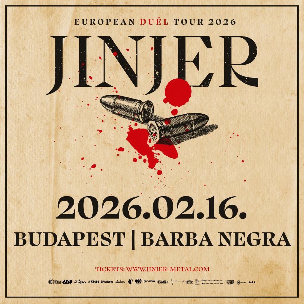 Hat év után headliner turnéval jön a Jinjer Budapestre!