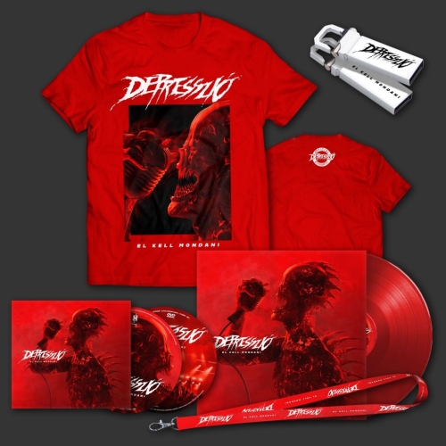 Depresszió: El kell mondani DIGI CD+DVD + PIROS LP + Pendrive + Póló Csomag