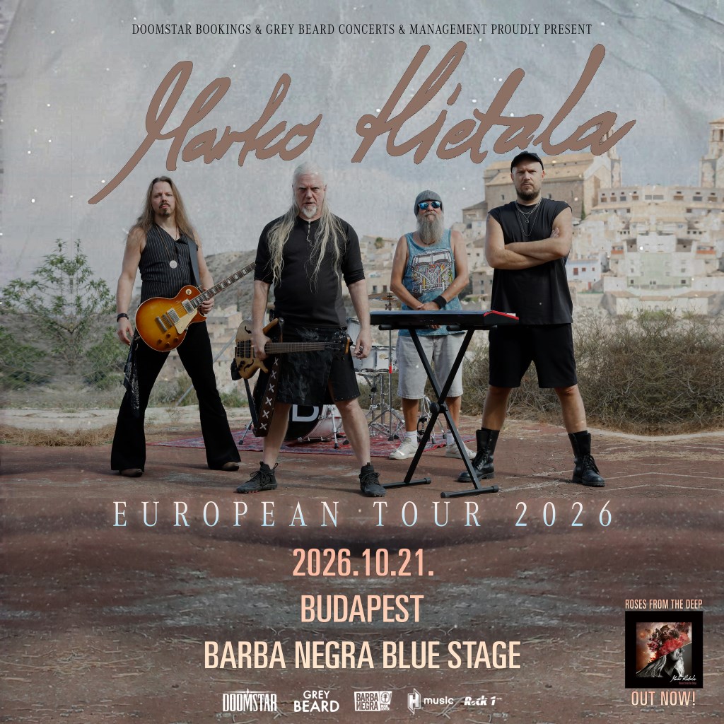 MARKO HIETALA, A Nightwish egykori ikonikus hangja és basszusgitárosa októberben Budapestre jön!