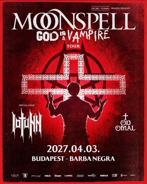 Áprilisban jön a MOONSPELL - GOD IS A VAMPIRE TOUR 2027