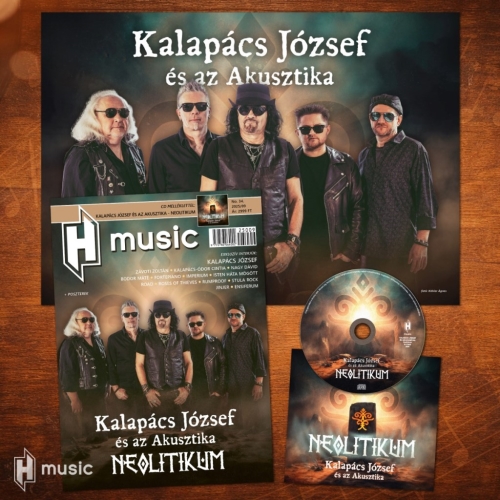 Még március 5-ig a standokon a Kalapács József és az Akusztika "Neolitikum" CD + H-Music magazin kombó!