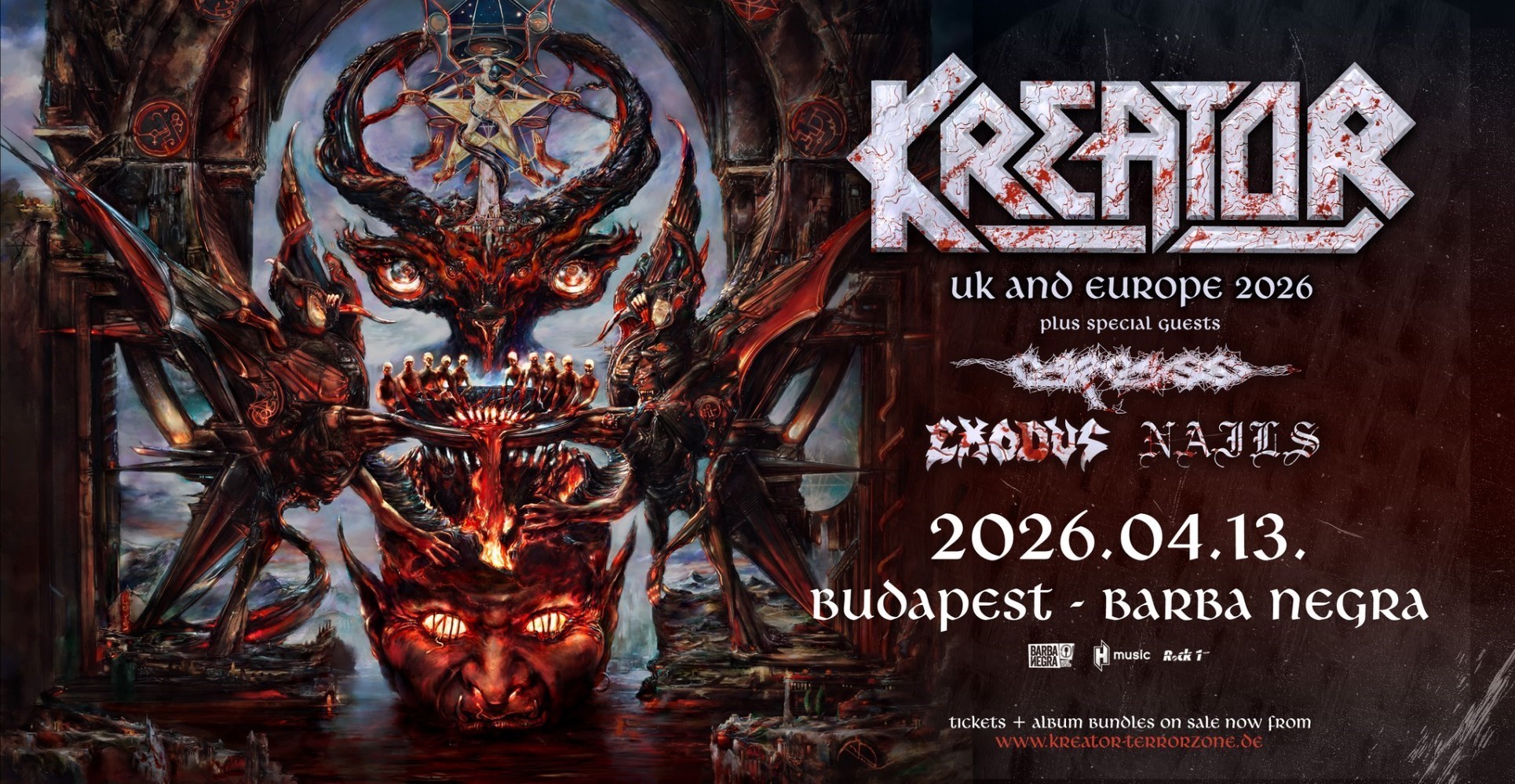 KREATOR - Krushers Of The World Tour 2026