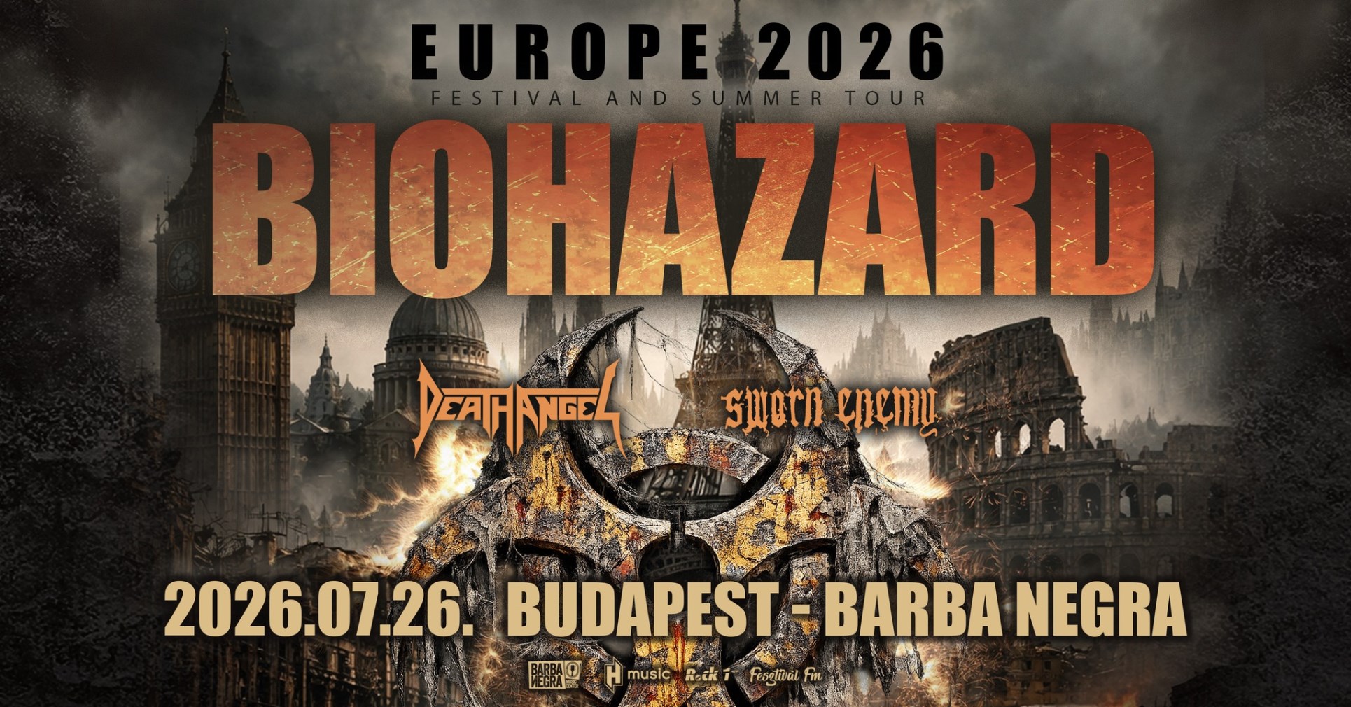 BIOHAZARD - DEATH ANGEL - SWORN ENEMY