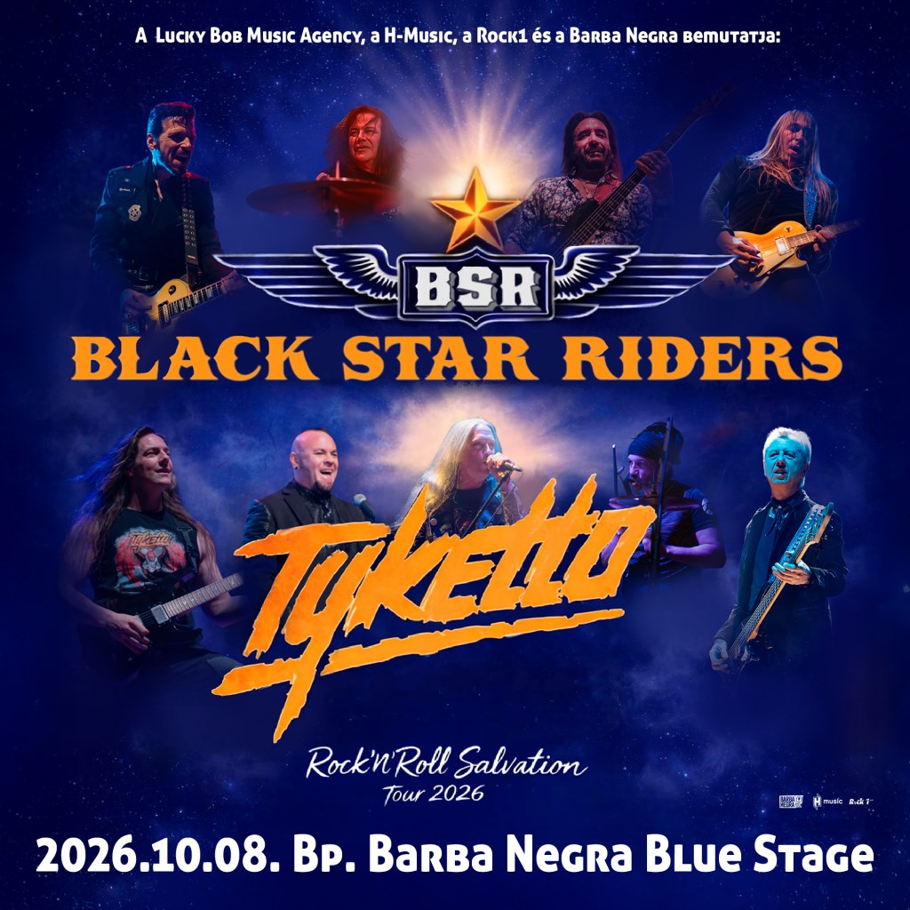 Budapestet is érinti a Black Star Riders és a Tyketto közös turnéja