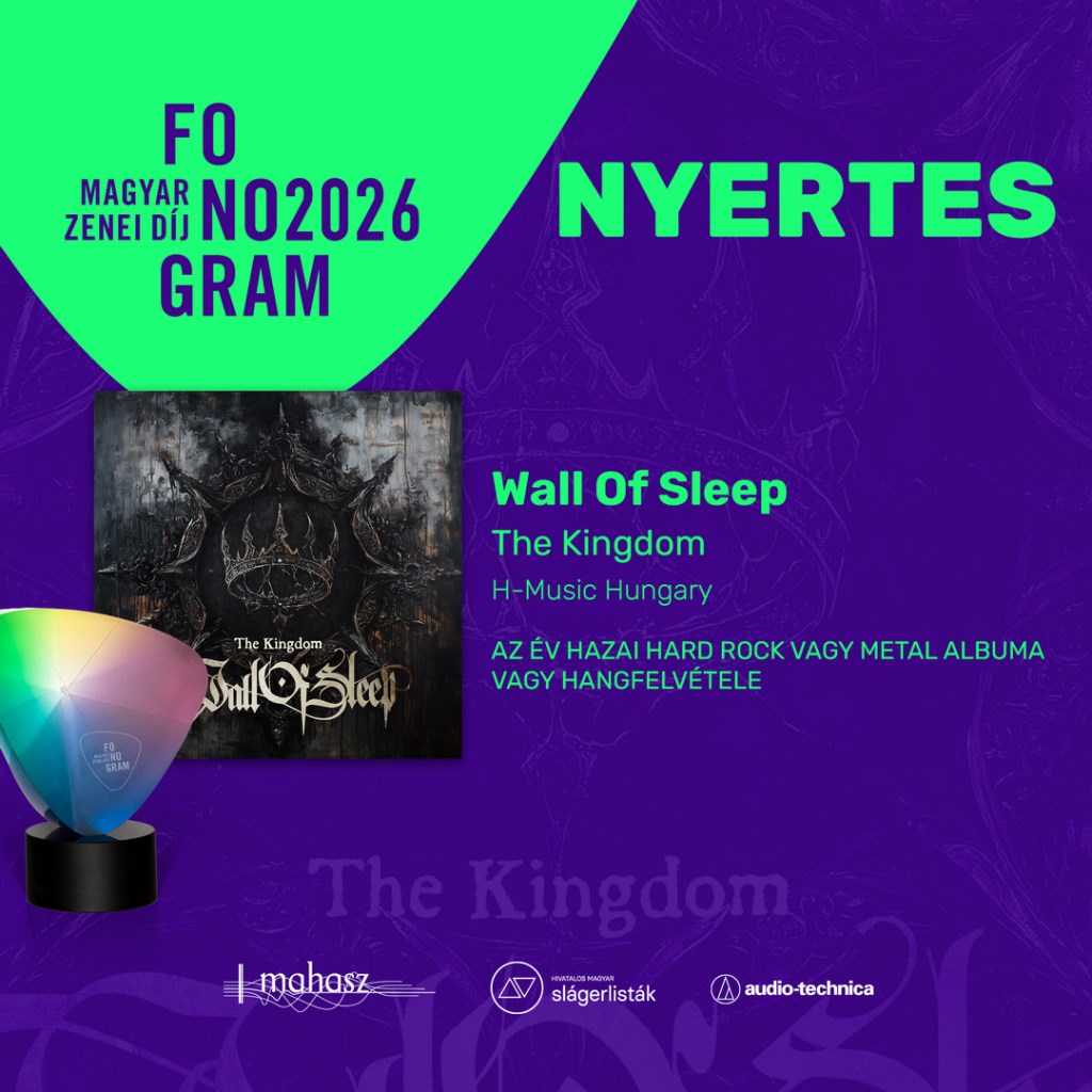 Fonogram-díjat nyert a Wall Of Sleep!