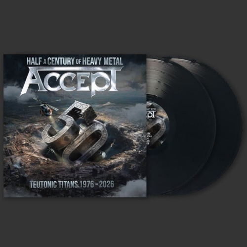 Accept: Teutonic Titans 1976 - 2026 BLACK 2LP