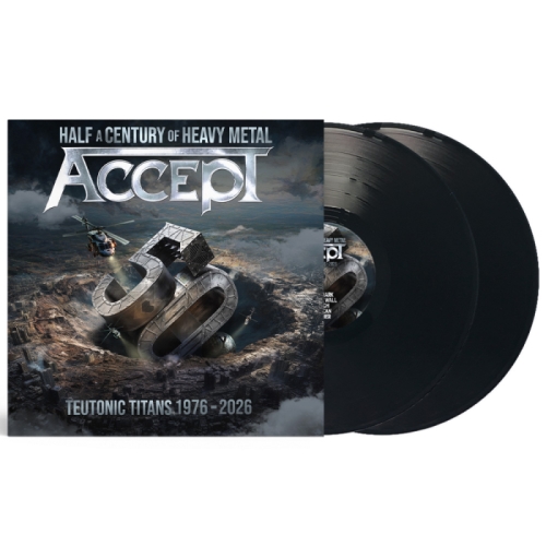 Accept: Teutonic Titans 1976 - 2026 BLACK 2LP