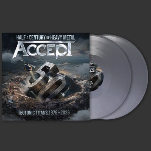 Accept: Teutonic Titans 1976 - 2026 SILVER 2LP