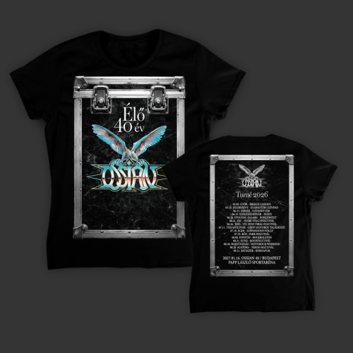 Ossian: Élő 40 év Borító Női Póló