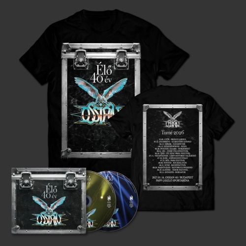 Ossian: Élő 40 év DIGI 2CD + Póló Csomag