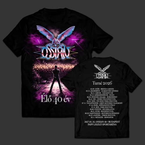 Ossian: Élő 40 év Turné Férfi Póló