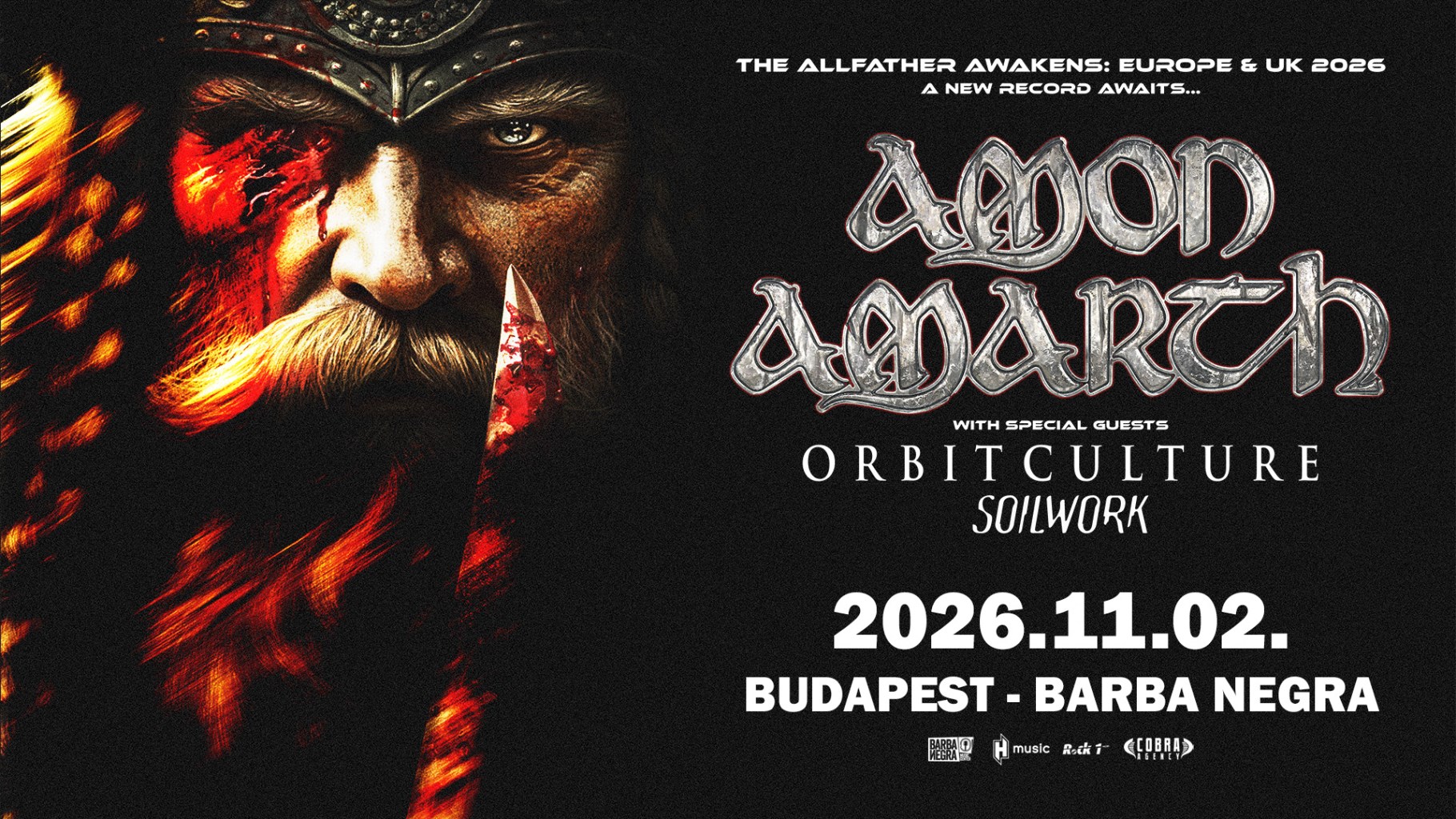 AMON AMARTH - THE ALLFATHER AWAKENS: EUROPE & UK 2026