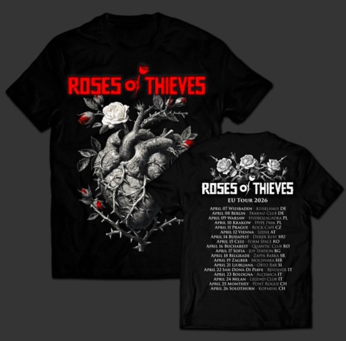 Roses Of Thieves: 2026 Turné Póló